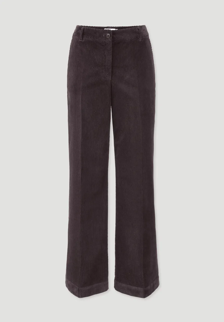 hessnatur Cordhose Wide Leg Relaxed aus Bio-Baumwolle von schwarzbeere Hot