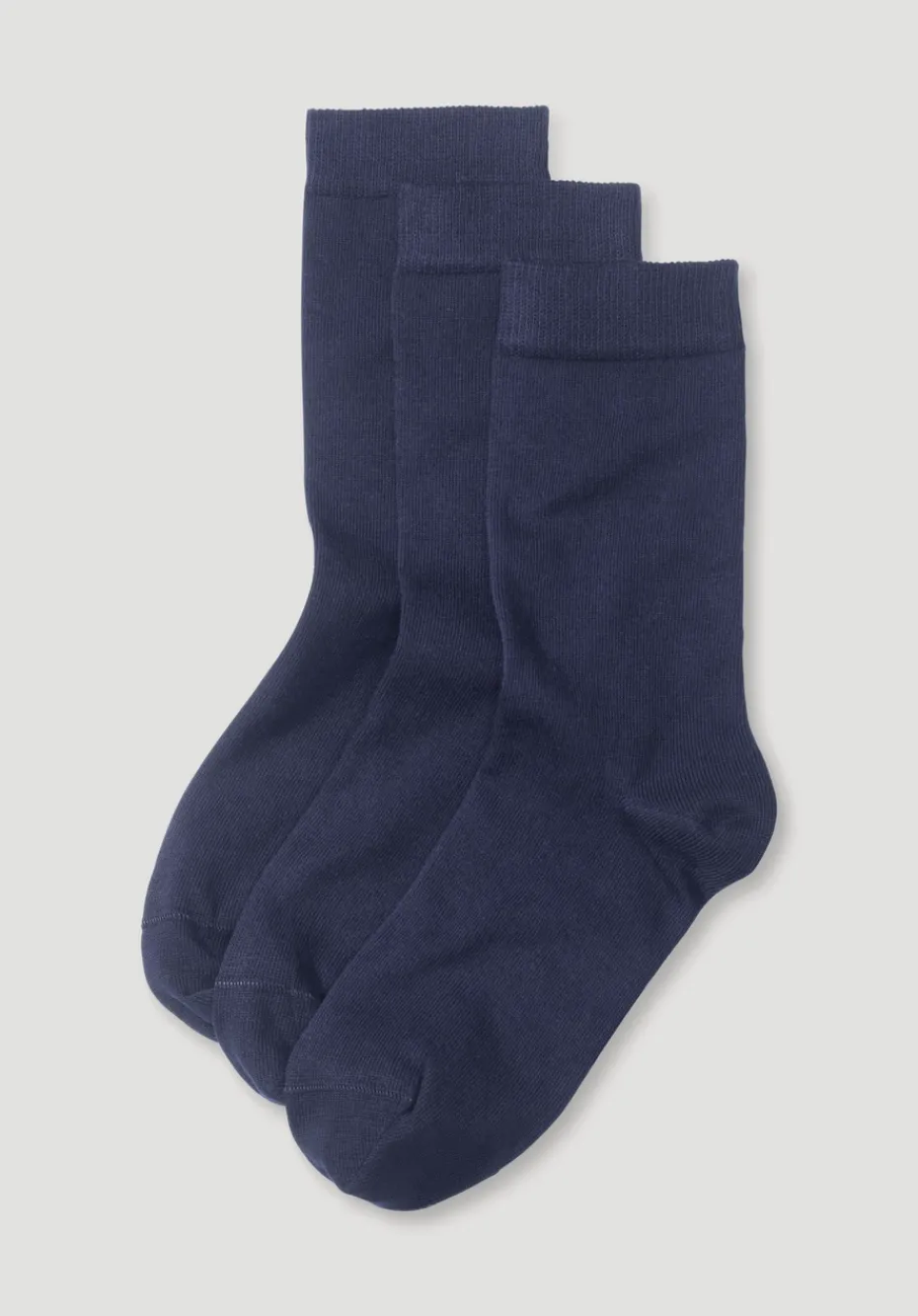 hessnatur Damen Socke im 3er-Pack aus Bio-Baumwolle von marine Discount