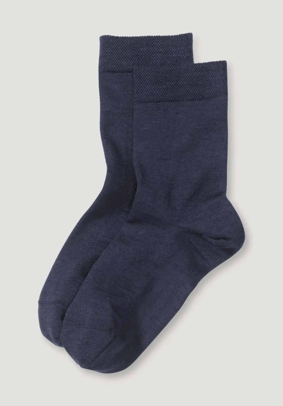 hessnatur Damen Socke im 2er-Pack aus Bio-Merinowolle mit Bio-Baumwolle von marine Discount