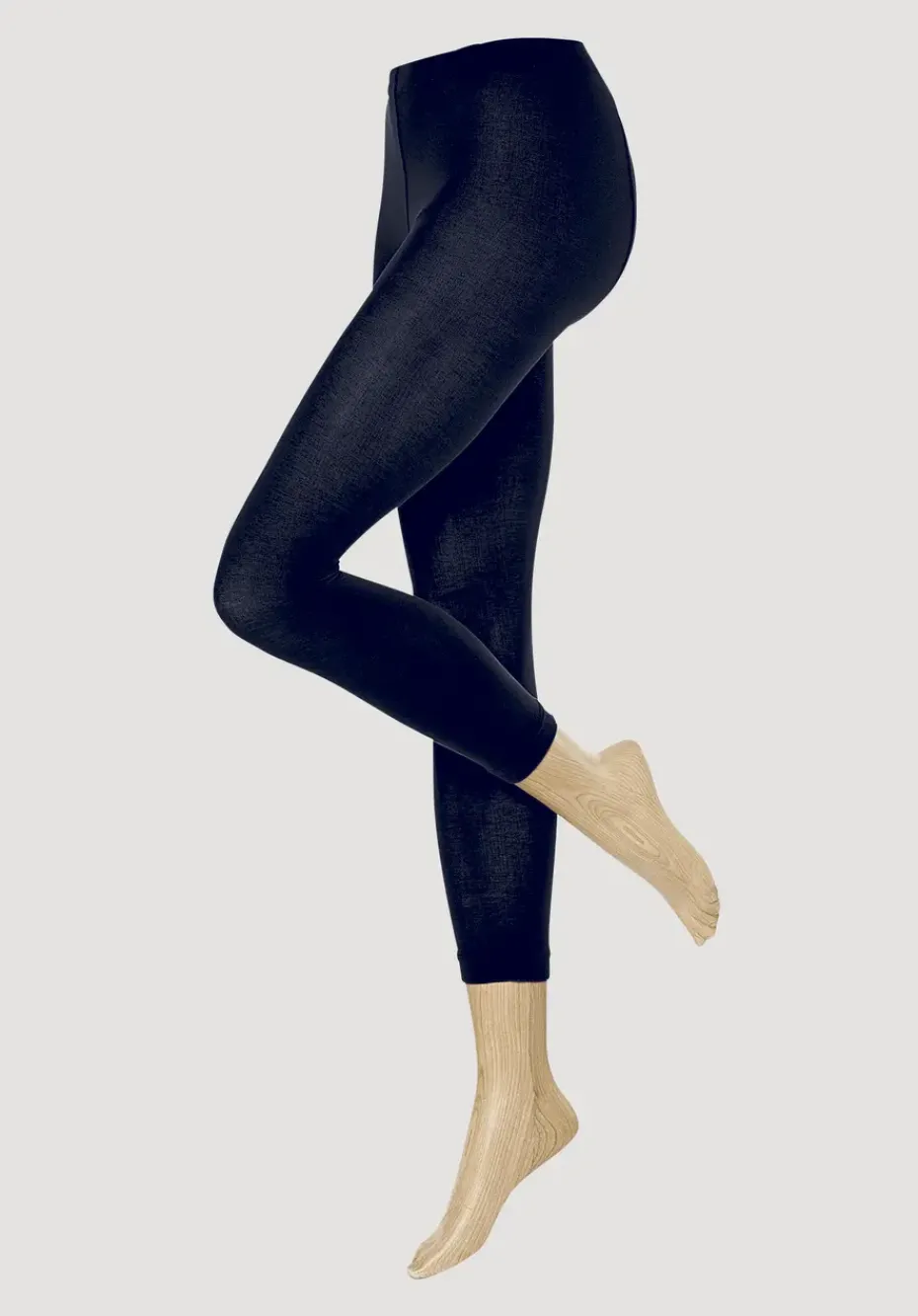 hessnatur Feinstrumpf-Leggings aus Bio-Baumwolle von marine New