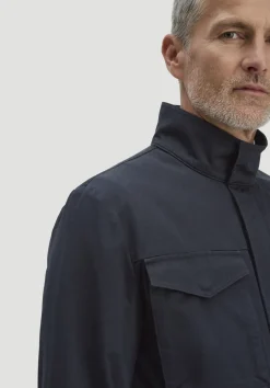 hessnatur Field Jacket Regular NATURE SHELL aus reiner Bio-Baumwolle von marine Clearance