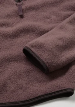 hessnatur Fleece Hoodie Relaxed ACTIVE LIGHT aus reiner Bio-Baumwolle von rosébraun Clearance