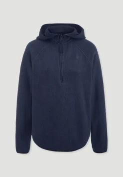 hessnatur Fleece Hoodie Relaxed ACTIVE LIGHT aus reiner Bio-Baumwolle von mitternachtsblau Best