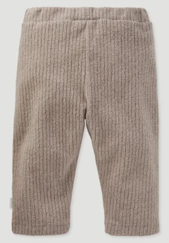 hessnatur Fleece Hose BETTER RECYCLING aus reiner Bio-Baumwolle von helles terrakotta