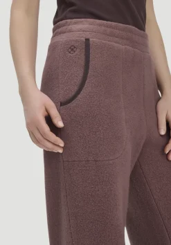 hessnatur Fleece Hose Relaxed ACTIVE LIGHT aus reiner Bio-Baumwolle von rosébraun Clearance