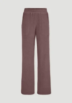 hessnatur Fleece Hose Relaxed ACTIVE LIGHT aus reiner Bio-Baumwolle von rosébraun Clearance