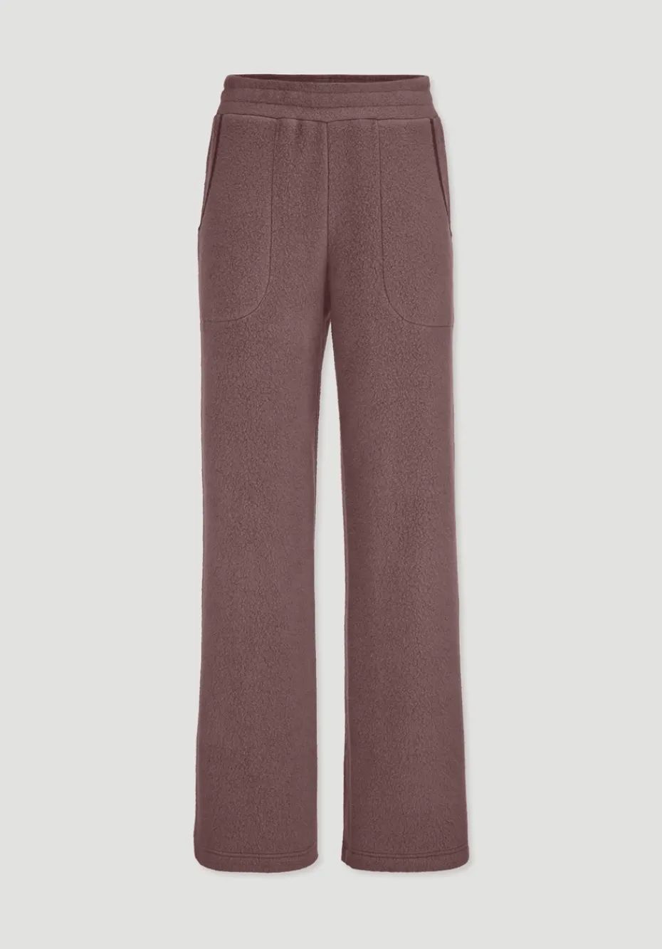 hessnatur Fleece Hose Relaxed ACTIVE LIGHT aus reiner Bio-Baumwolle von rosébraun Clearance