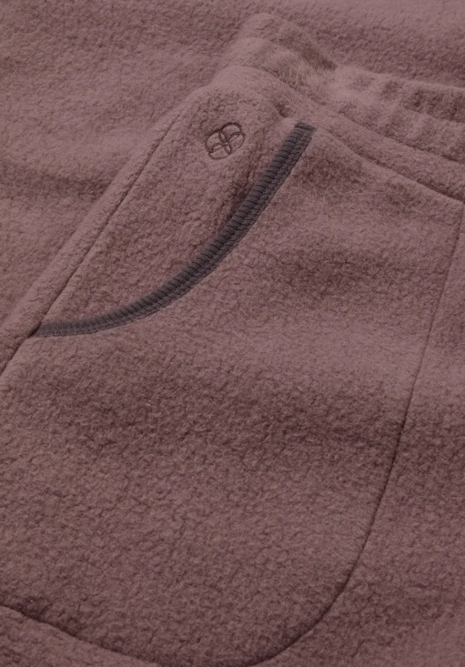 hessnatur Fleece Hose Relaxed ACTIVE LIGHT aus reiner Bio-Baumwolle von rosébraun Clearance