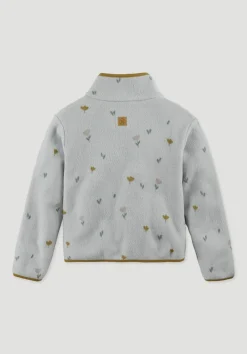 hessnatur Fleece Jacke aus reiner Bio-Baumwolle von nebelgrau Best