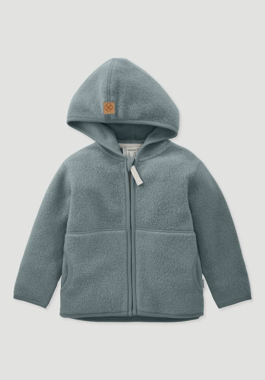 hessnatur Fleece Jacke aus reiner Bio-Baumwolle von atlantikblau Discount