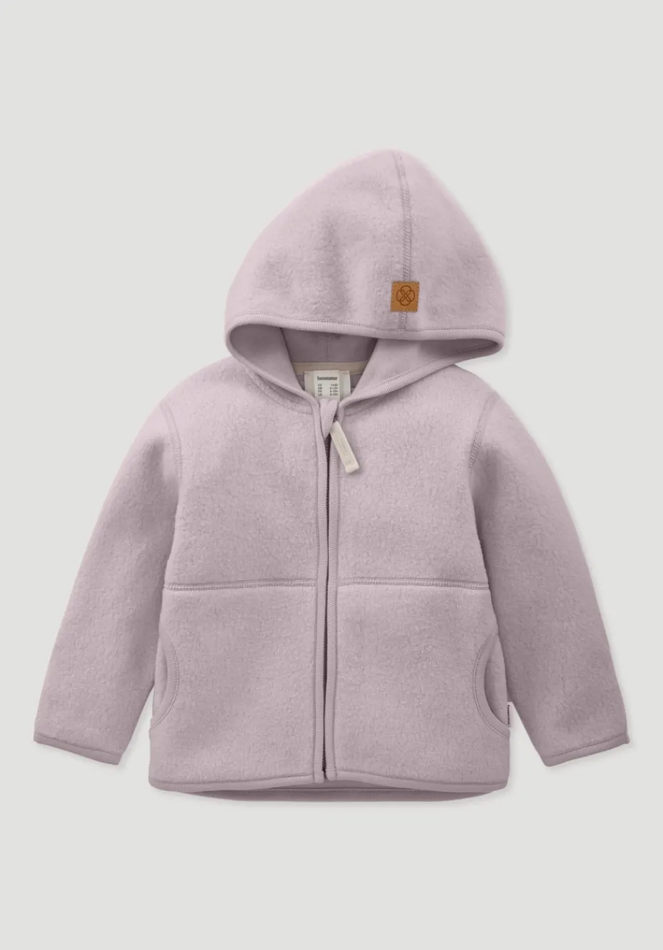 hessnatur Fleece Jacke aus reiner Bio-Baumwolle von mattrosa Outlet
