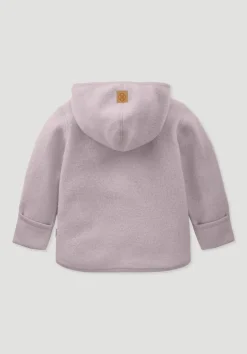 hessnatur Fleece Jacke aus reiner Bio-Baumwolle von mattrosa Outlet