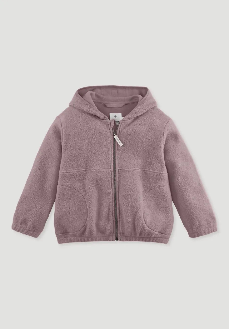 hessnatur Fleece Jacke aus reiner Bio-Baumwolle von altrosa Discount