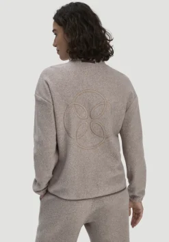 hessnatur Fleece Jacke Relaxed ACTIVE LIGHT aus reiner Bio-Baumwolle von mandelbraun Online