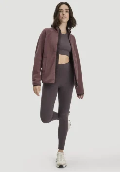 hessnatur Fleece Jacke Relaxed ACTIVE LIGHT aus Bio-Baumwolle von rosébraun Clearance