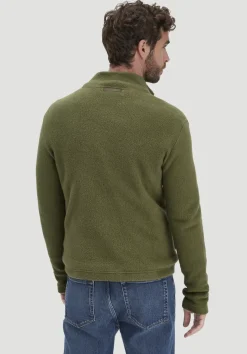 hessnatur Fleece Jacke Slim aus reiner Bio-Baumwolle von seetang Online
