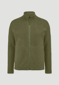 hessnatur Fleece Jacke Slim aus reiner Bio-Baumwolle von seetang Online