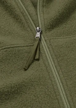 hessnatur Fleece Jacke Slim aus reiner Bio-Baumwolle von seetang Online