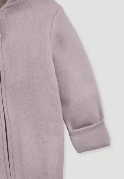 hessnatur Fleece Overall aus reiner Bio-Baumwolle von mattrosa Clearance