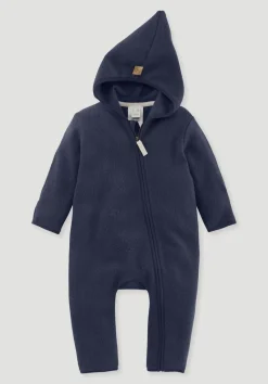 hessnatur Fleece Overall aus reiner Bio-Baumwolle von dunkelblau Best