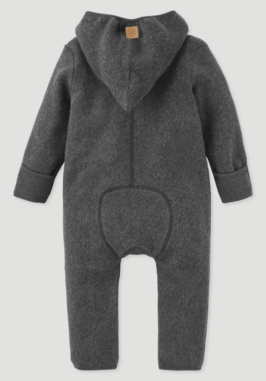 hessnatur Fleece Overall aus reiner Bio-Baumwolle von anthrazit New