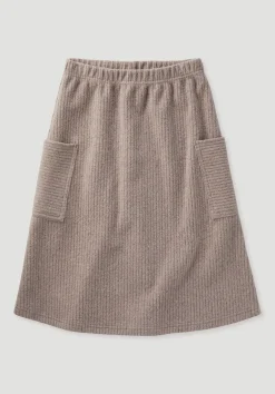 hessnatur Fleece Rock BETTER RECYCLING aus reiner Bio-Baumwolle von helles terrakotta Best
