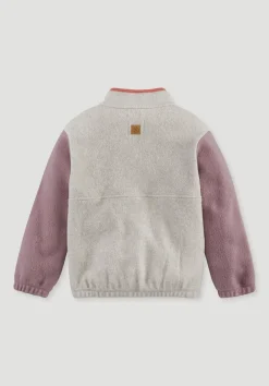 hessnatur Fleece Sweatshirt aus reiner Bio-Baumwolle von altrosa