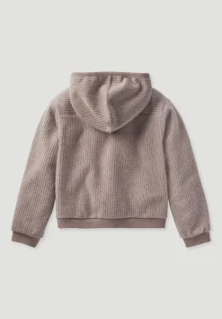 hessnatur Fleece Sweatshirt BETTER RECYCLING aus reiner Bio-Baumwolle von helles terrakotta Clearance