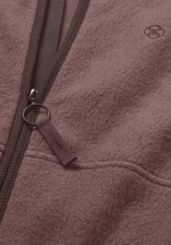 hessnatur Fleece Weste Regular ACTIVE LIGHT aus reiner Bio-Baumwolle von rosébraun Discount
