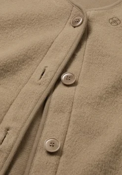 hessnatur Fleece Weste Relaxed ACTIVE LIGHT aus reiner Bio-Baumwolle von camelbraun Hot