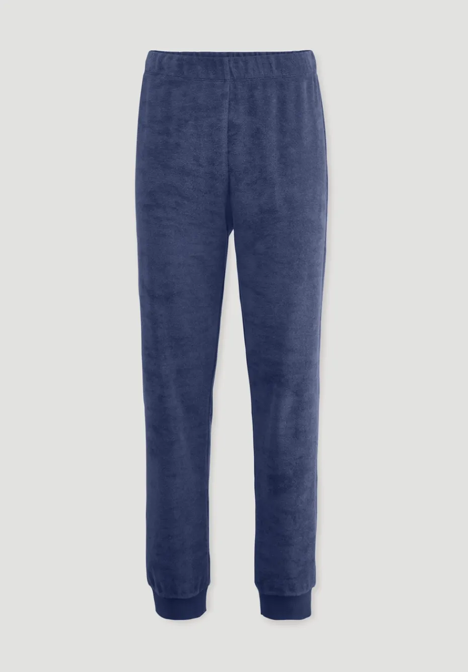 hessnatur Frottee Loungehose PURE COTTON aus reiner Bio-Baumwolle von indigo blau