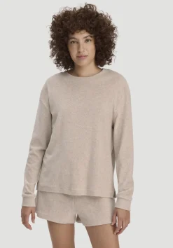 hessnatur Frottee Loungeshirt Oversize PURE COTTON aus reiner Bio-Baumwolle von düne Discount