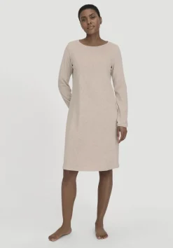 hessnatur Frottee Nachthemd PURE COTTON aus reiner Bio-Baumwolle von düne Clearance