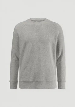 hessnatur Frottee Schlafshirt PURE COTTON aus reiner Bio-Baumwolle von hellgrau Discount
