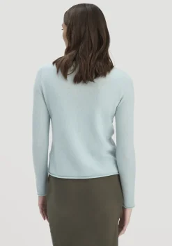 hessnatur FTC × Pullover Regular aus reinem Cashmere von salbei Discount