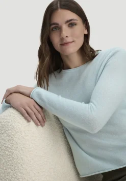 hessnatur FTC × Pullover Regular aus reinem Cashmere von salbei Discount