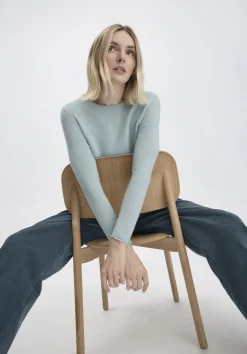 hessnatur FTC × Pullover Regular aus reinem Cashmere von salbei Discount