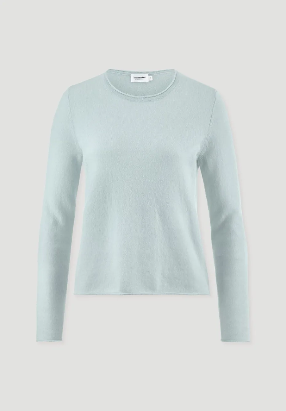 hessnatur FTC × Pullover Regular aus reinem Cashmere von salbei Discount