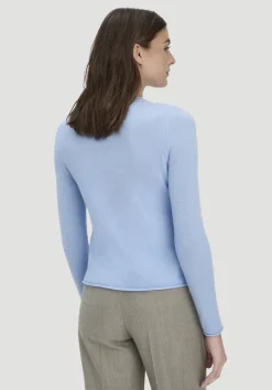 hessnatur FTC × Pullover Regular aus reinem Cashmere von hellblau New
