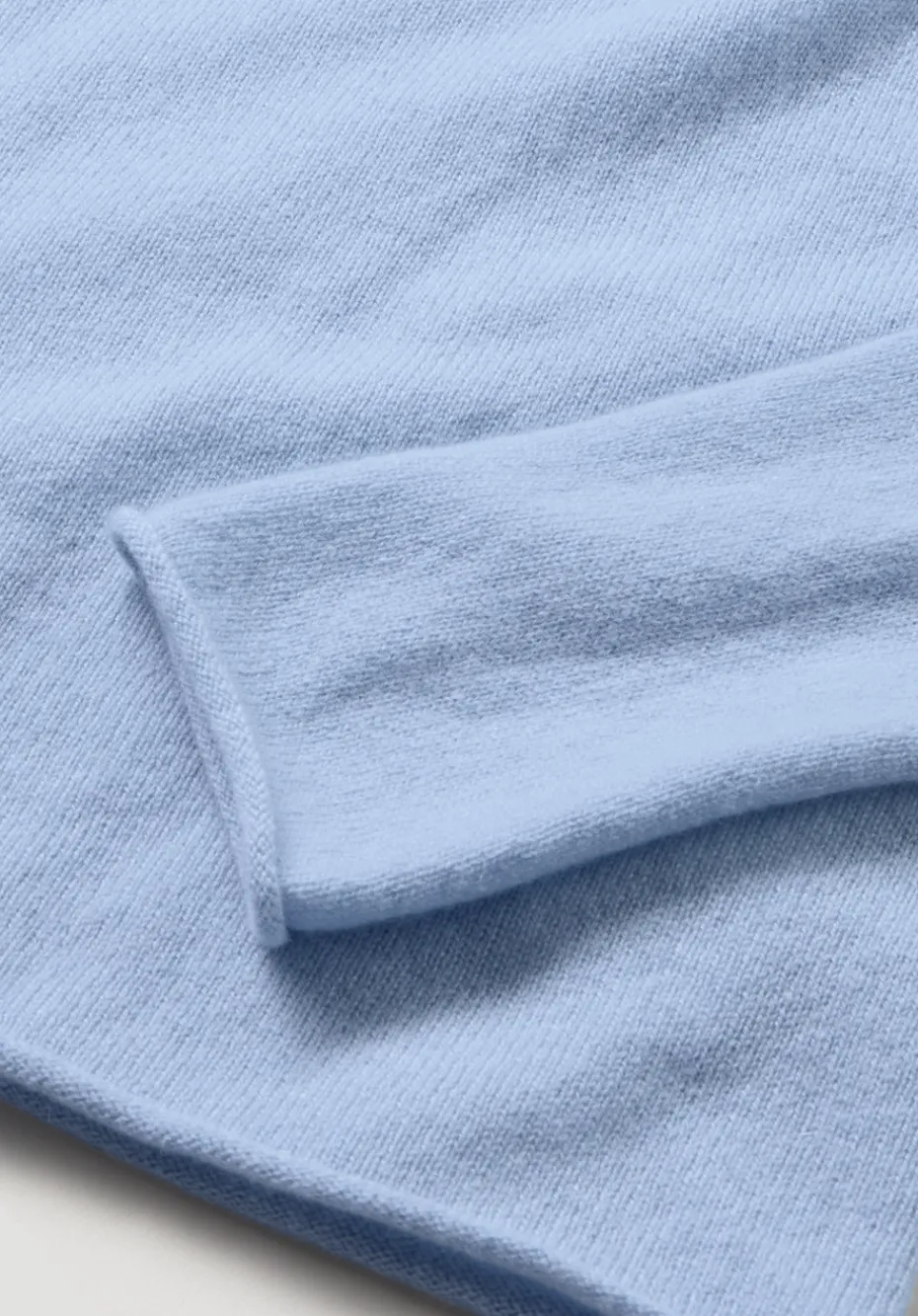 hessnatur FTC × Pullover Regular aus reinem Cashmere von hellblau New