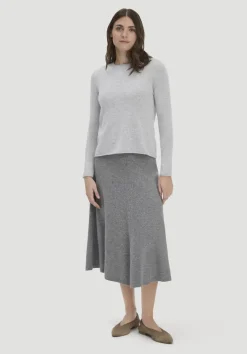 hessnatur FTC × Pullover Regular aus reinem Cashmere von hellgrau Clearance