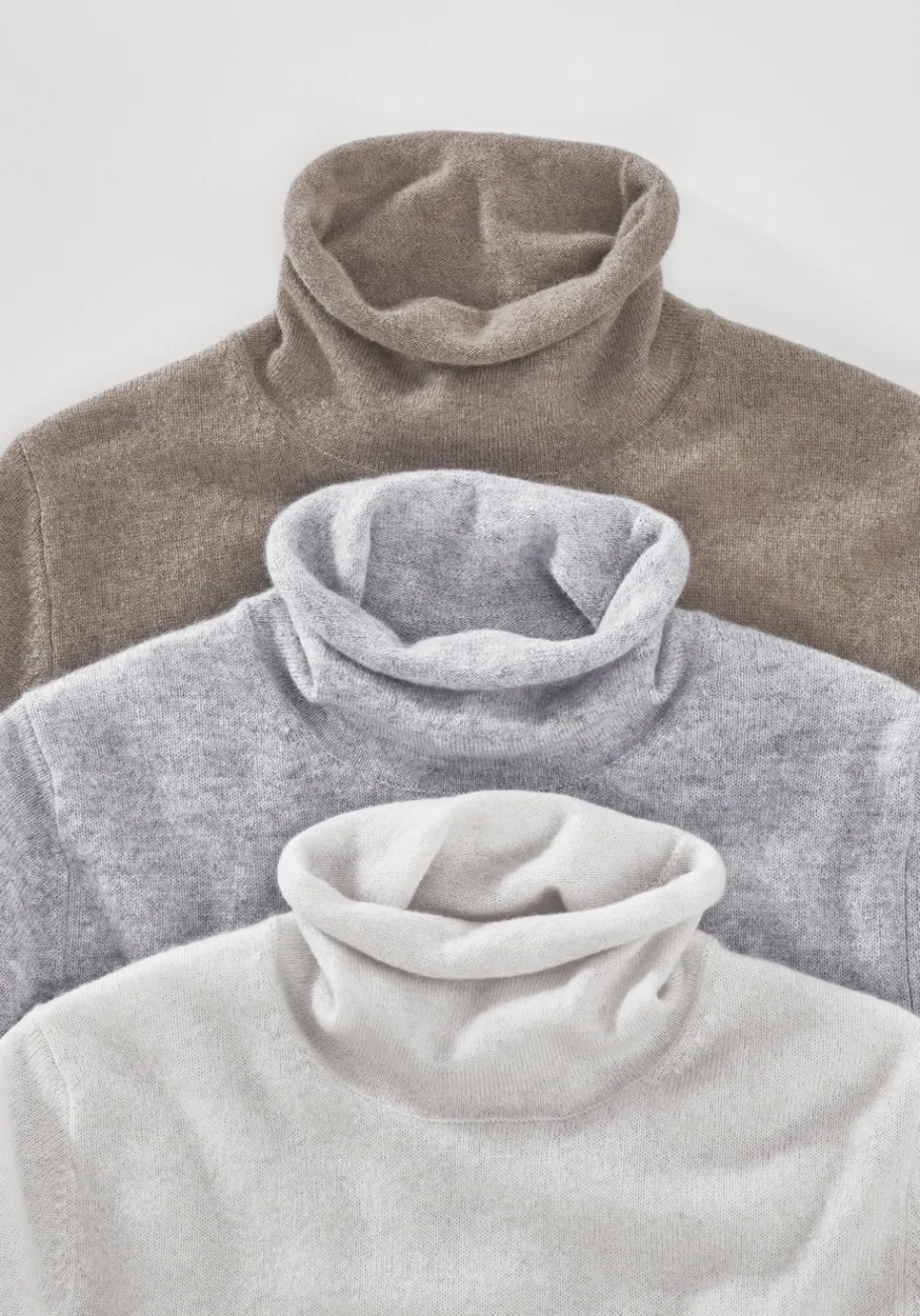 hessnatur FTC × Rollkragen Pullover Regular aus reinem Cashmere von camel Sale