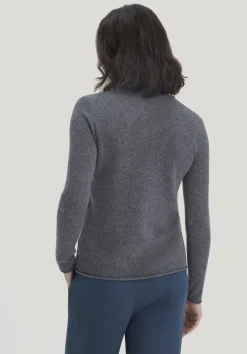 hessnatur FTC × Rollkragen Pullover Regular aus reinem Cashmere von anthrazit Clearance