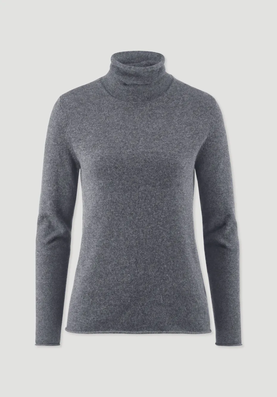 hessnatur FTC × Rollkragen Pullover Regular aus reinem Cashmere von anthrazit Clearance