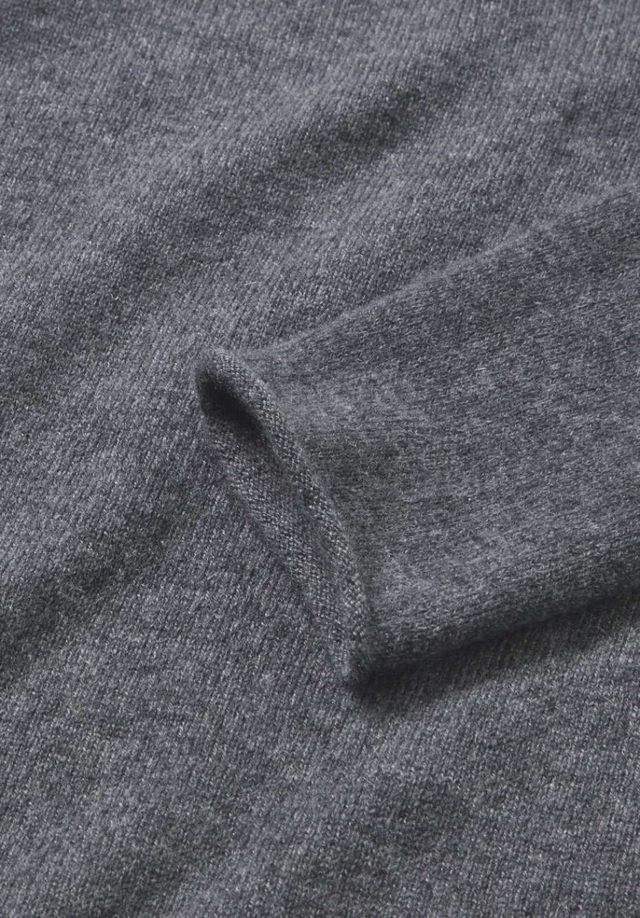 hessnatur FTC × Rollkragen Pullover Regular aus reinem Cashmere von anthrazit Clearance