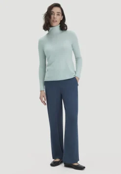 hessnatur FTC × Rollkragen Pullover Regular aus reinem Cashmere von salbei Clearance