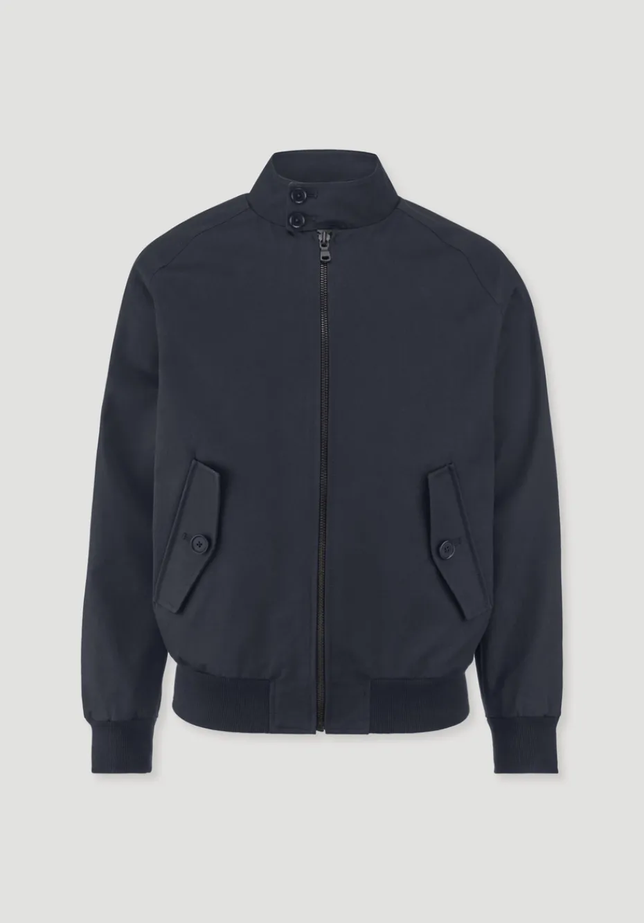hessnatur Harrington Jacke Regular NATURE SHELL aus reiner Bio-Baumwolle von marine Outlet