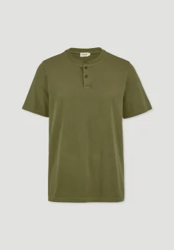 hessnatur Heavy Jersey Henley Shirt Relaxed aus reiner Bio-Baumwolle von seetang Online