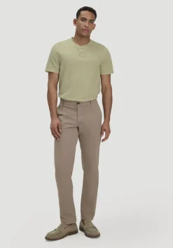 hessnatur Heavy Jersey Henley Shirt Relaxed aus reiner Bio-Baumwolle von pastellmoos Online