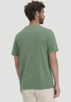 hessnatur Heavy Jersey Henley Shirt Relaxed aus reiner Bio-Baumwolle von efeugrün Outlet